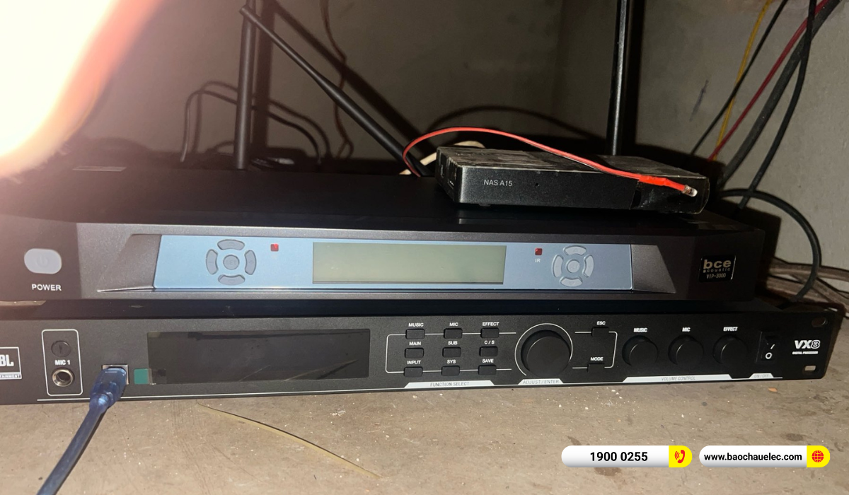 Lắp đặt ph&ograve;ng h&aacute;t kinh doanh RCF hơn 86tr cho qu&aacute;n karaoke Galaxy tại Đắk Lắk