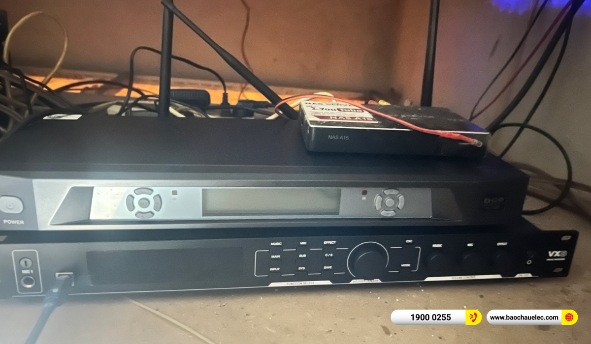 Lắp đặt ph&ograve;ng h&aacute;t kinh doanh RCF hơn 86tr cho qu&aacute;n karaoke Galaxy tại Đắk Lắk