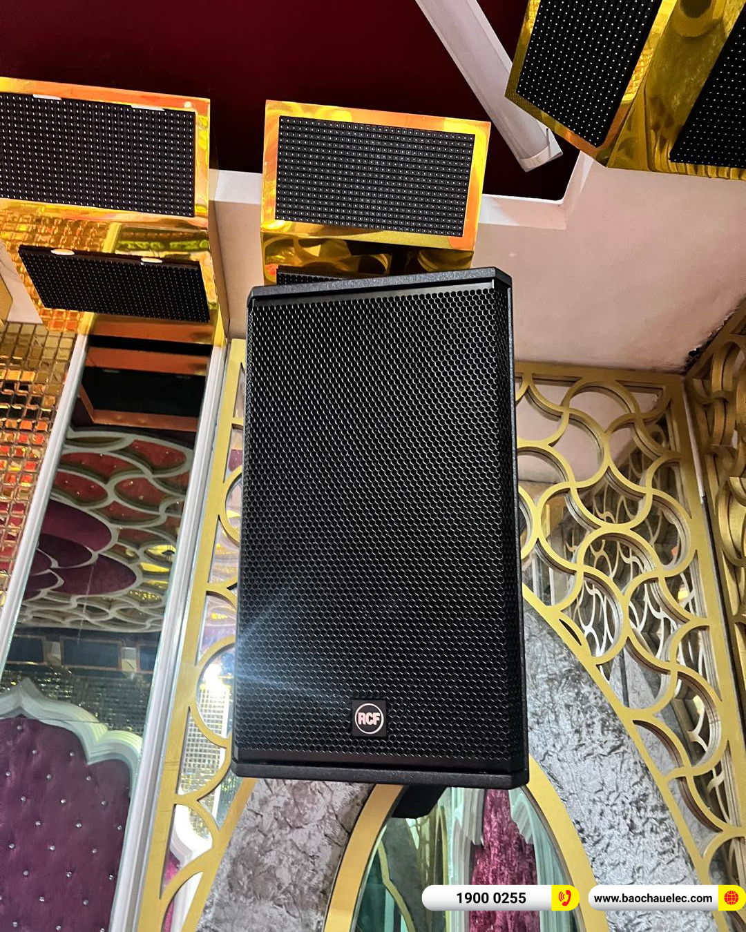 Lắp đặt ph&ograve;ng h&aacute;t kinh doanh RCF hơn 86tr cho qu&aacute;n karaoke Galaxy tại Đắk Lắk