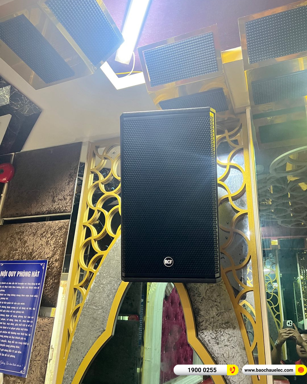 Lắp đặt ph&ograve;ng h&aacute;t kinh doanh RCF hơn 86tr cho qu&aacute;n karaoke Galaxy tại Đắk Lắk