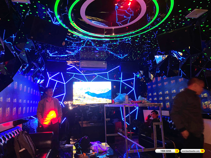 Lắp đặt ph&ograve;ng h&aacute;t hơn 175tr cho qu&aacute;n karaoke Melody ở Quảng Ninh