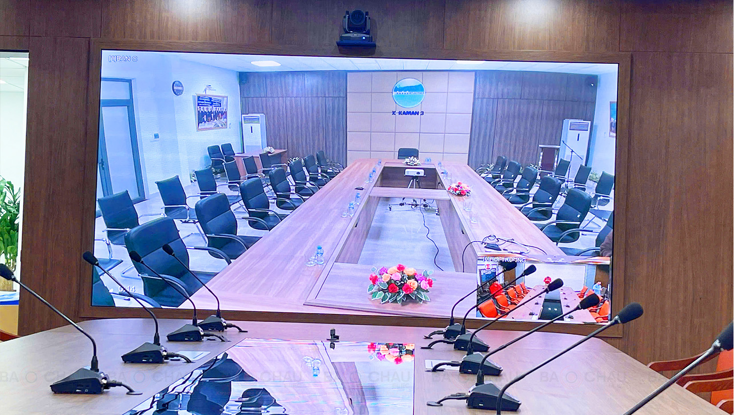&acirc;m thanh ph&ograve;ng họp, hội nghị cho C&ocirc;ng ty CP Điện Việt L&agrave;o tại H&agrave; Nội