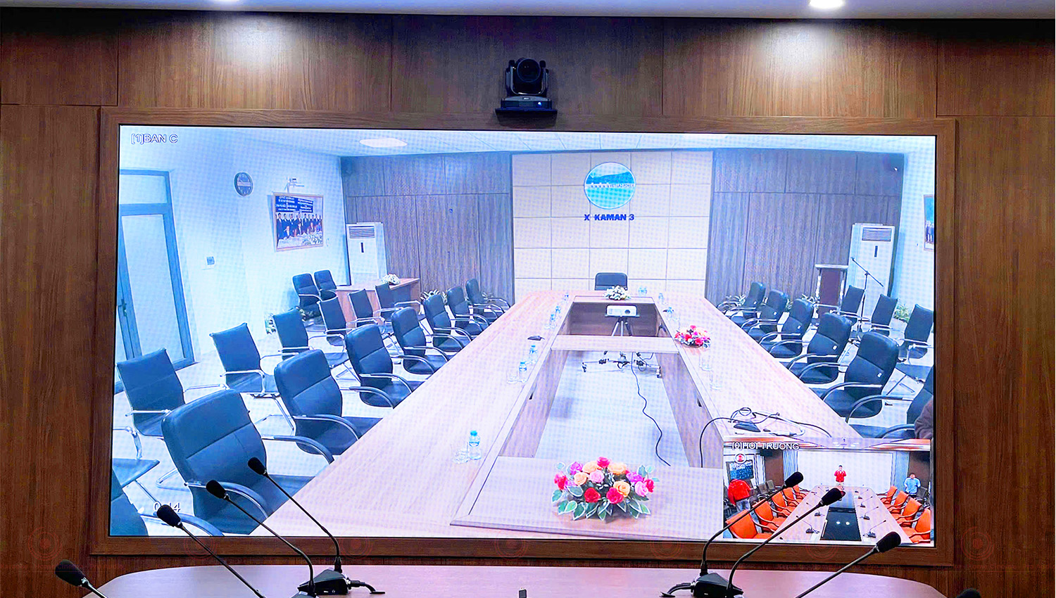 &acirc;m thanh ph&ograve;ng họp, hội nghị cho C&ocirc;ng ty CP Điện Việt L&agrave;o tại H&agrave; Nội