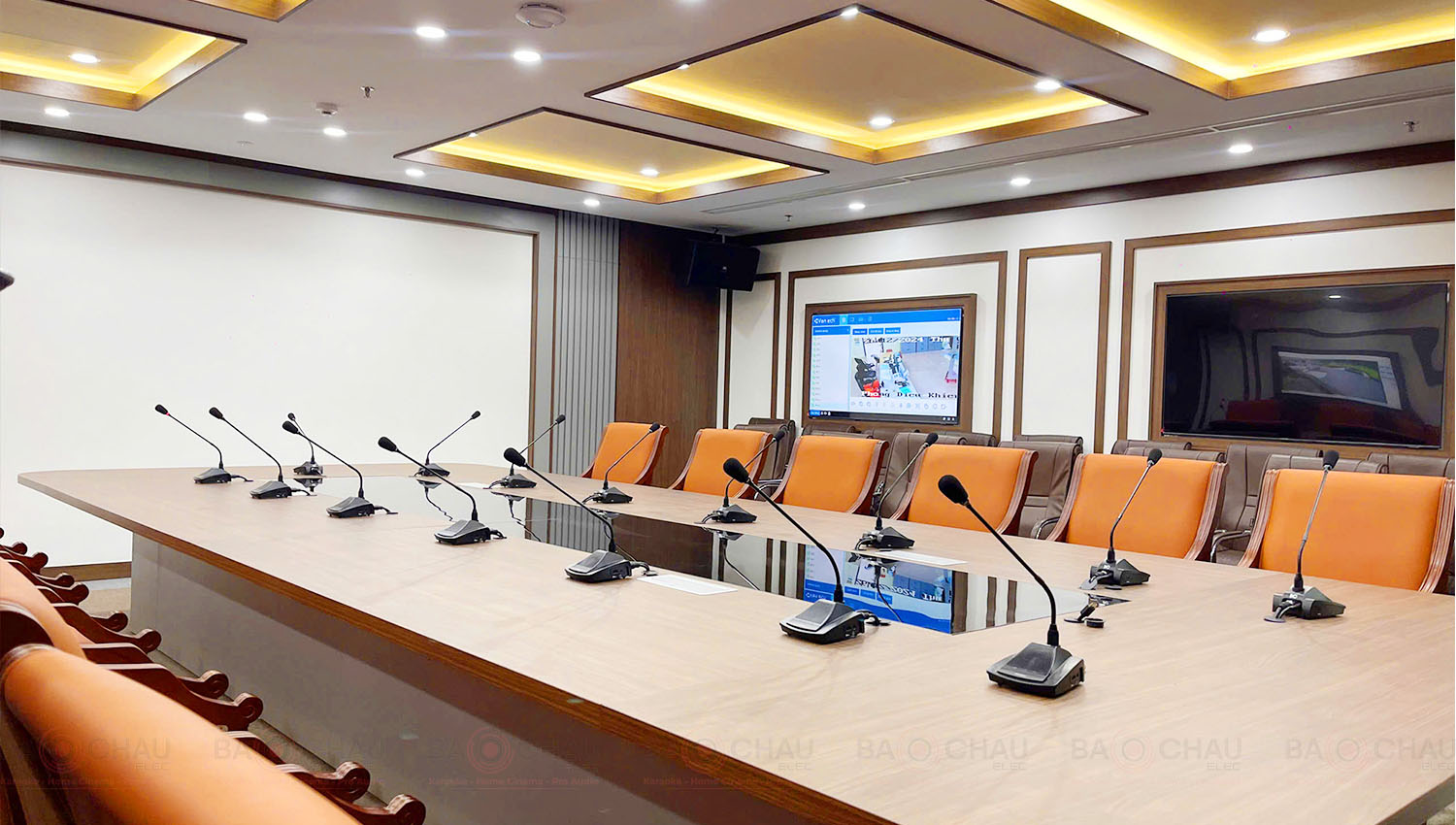 &acirc;m thanh ph&ograve;ng họp, hội nghị cho C&ocirc;ng ty CP Điện Việt L&agrave;o tại H&agrave; Nội