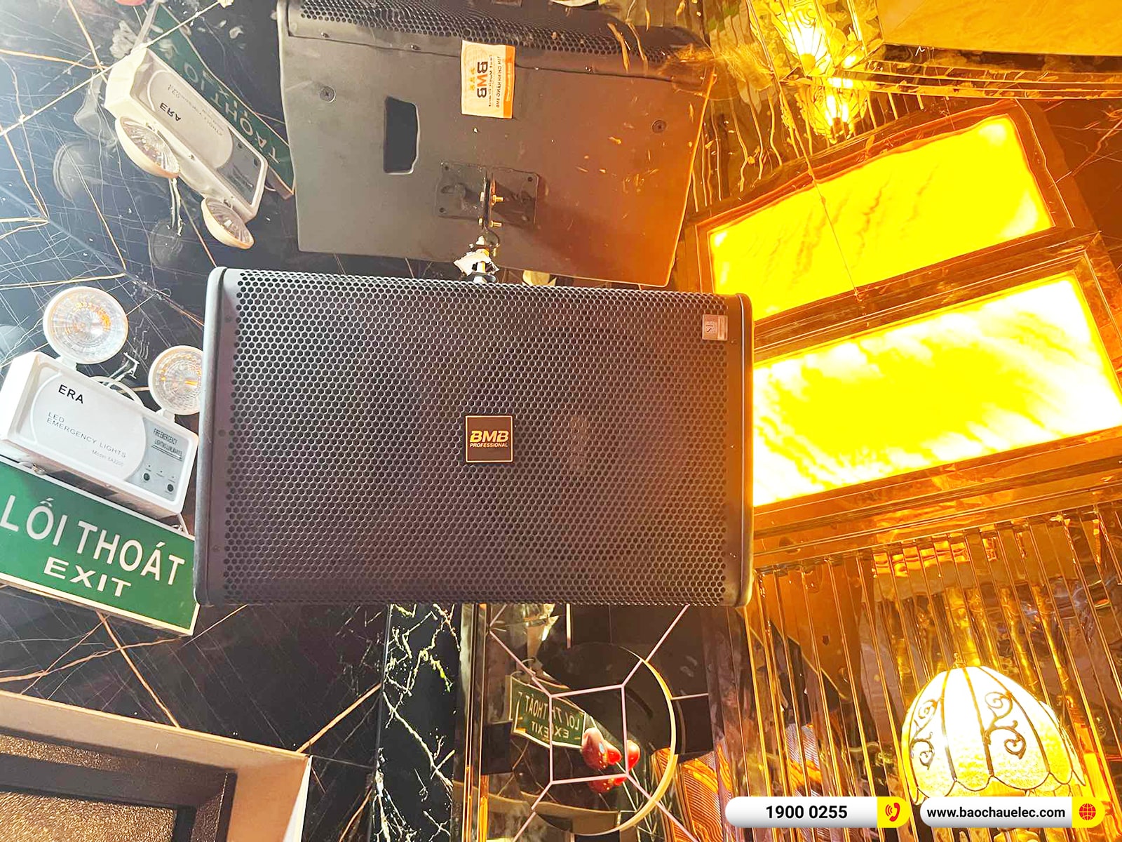Lắp đặt th&ecirc;m 3 ph&ograve;ng h&aacute;t kinh doanh BMB hơn 400tr cho qu&aacute;n karaoke Dấu Ấn 2 tại Quảng B&igrave;nh (BMB 1212SE, JBL KP4012 G2, KX180A,&hellip;)