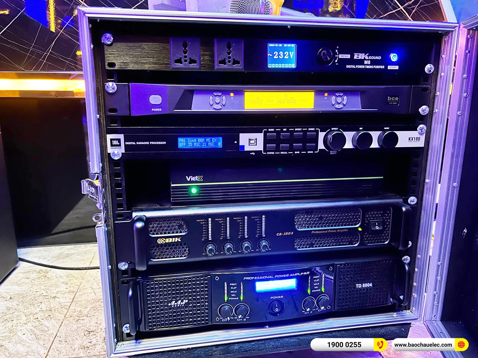 Lắp đặt th&ecirc;m 3 ph&ograve;ng h&aacute;t kinh doanh BMB hơn 400tr cho qu&aacute;n karaoke Dấu Ấn 2 tại Quảng B&igrave;nh (BMB 1212SE, JBL KP4012 G2, KX180A,&hellip;)