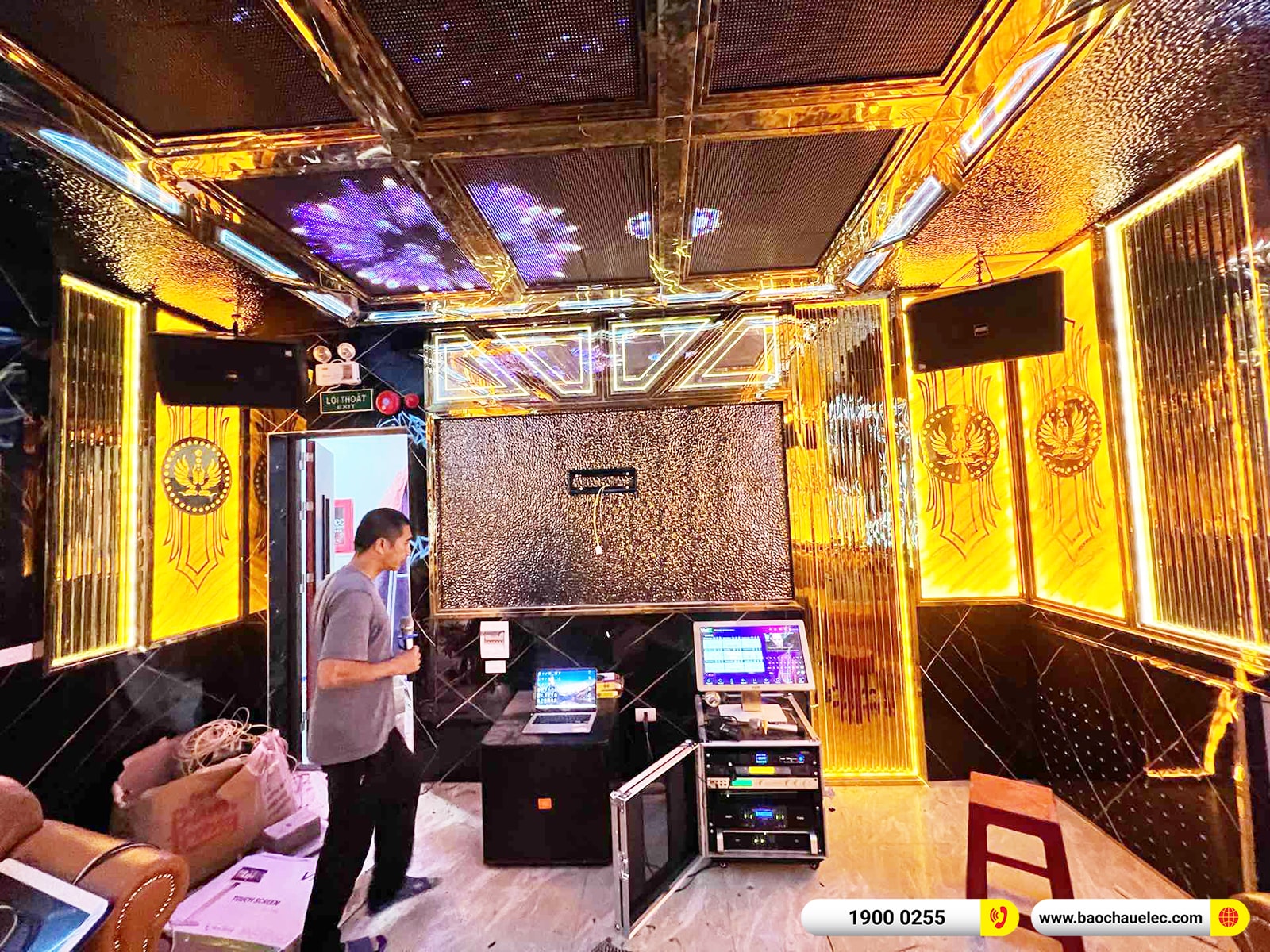 Lắp đặt th&ecirc;m 3 ph&ograve;ng h&aacute;t kinh doanh BMB hơn 400tr cho qu&aacute;n karaoke Dấu Ấn 2 tại Quảng B&igrave;nh (BMB 1212SE, JBL KP4012 G2, KX180A,&hellip;)