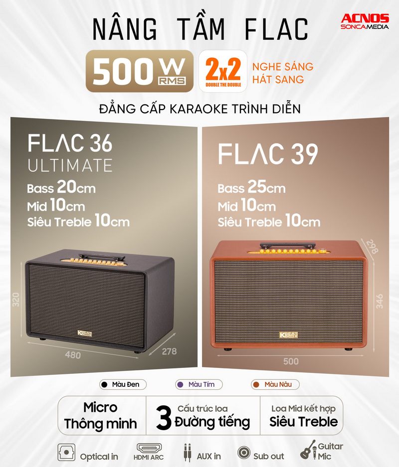 Loa Acnos FLAC 39