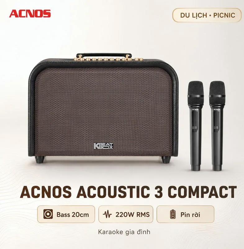 Loa Acnos Acoustic 3 Compact