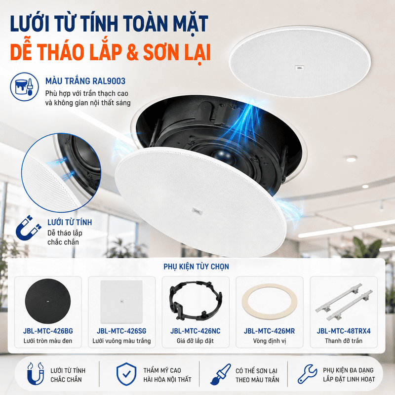 Loa &acirc;m trần JBL Control 424LP 