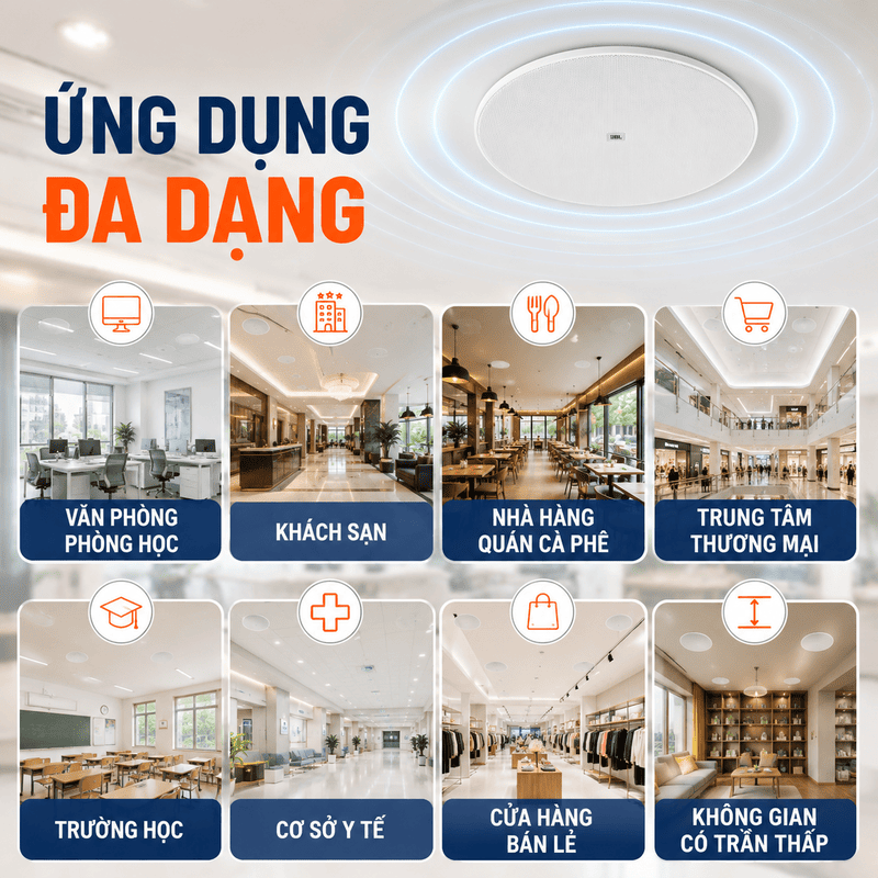 Loa &acirc;m trần JBL Control 424LP 