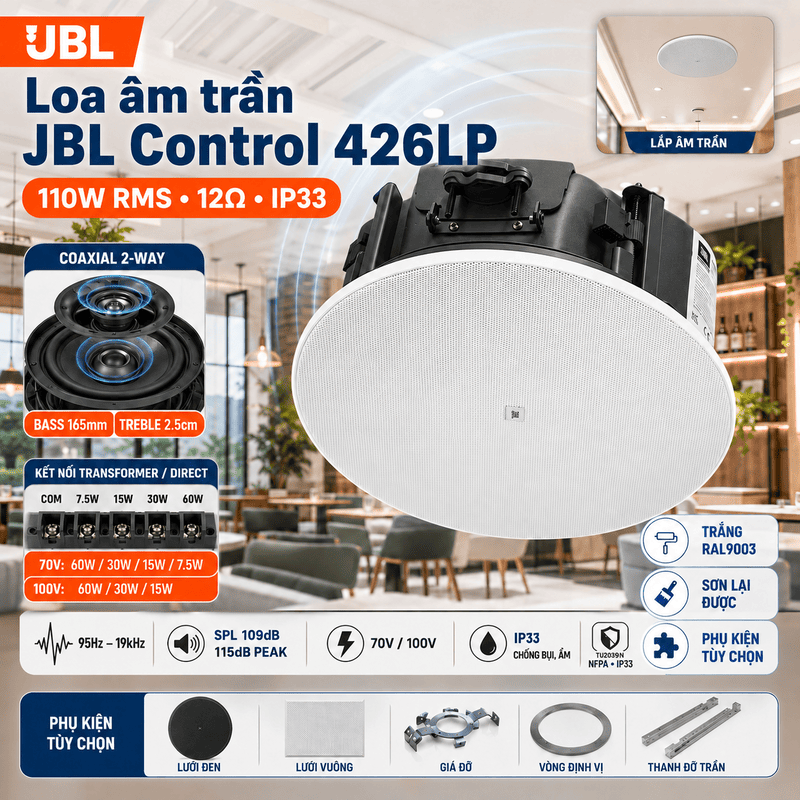 loa &acirc;m trần JBL Control 426LP