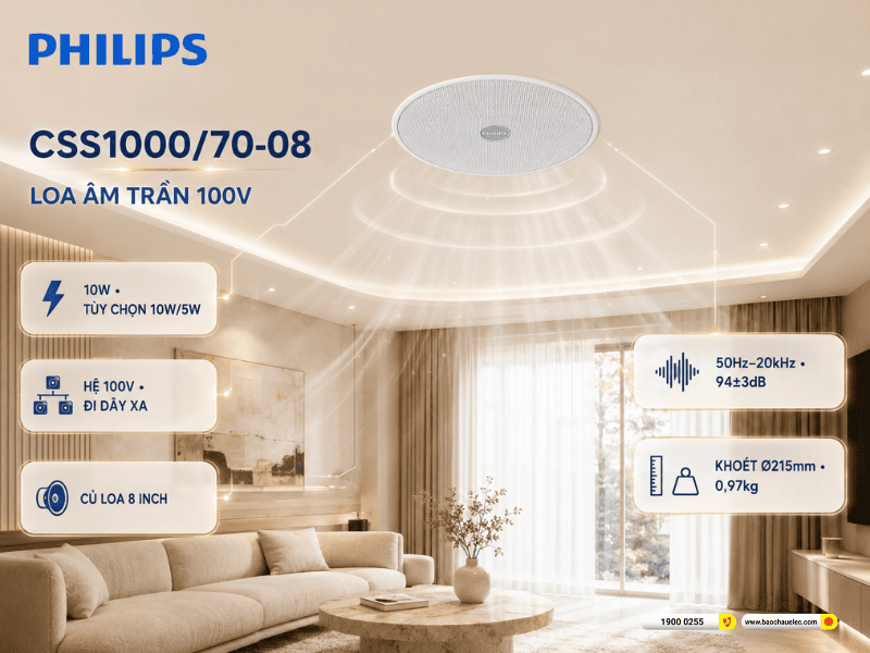 Loa &acirc;m trần Philips CSS1000/70-08