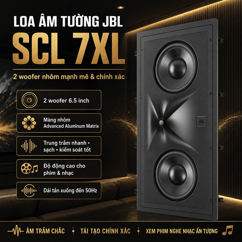 Loa &acirc;m tường JBL SCL-7XL