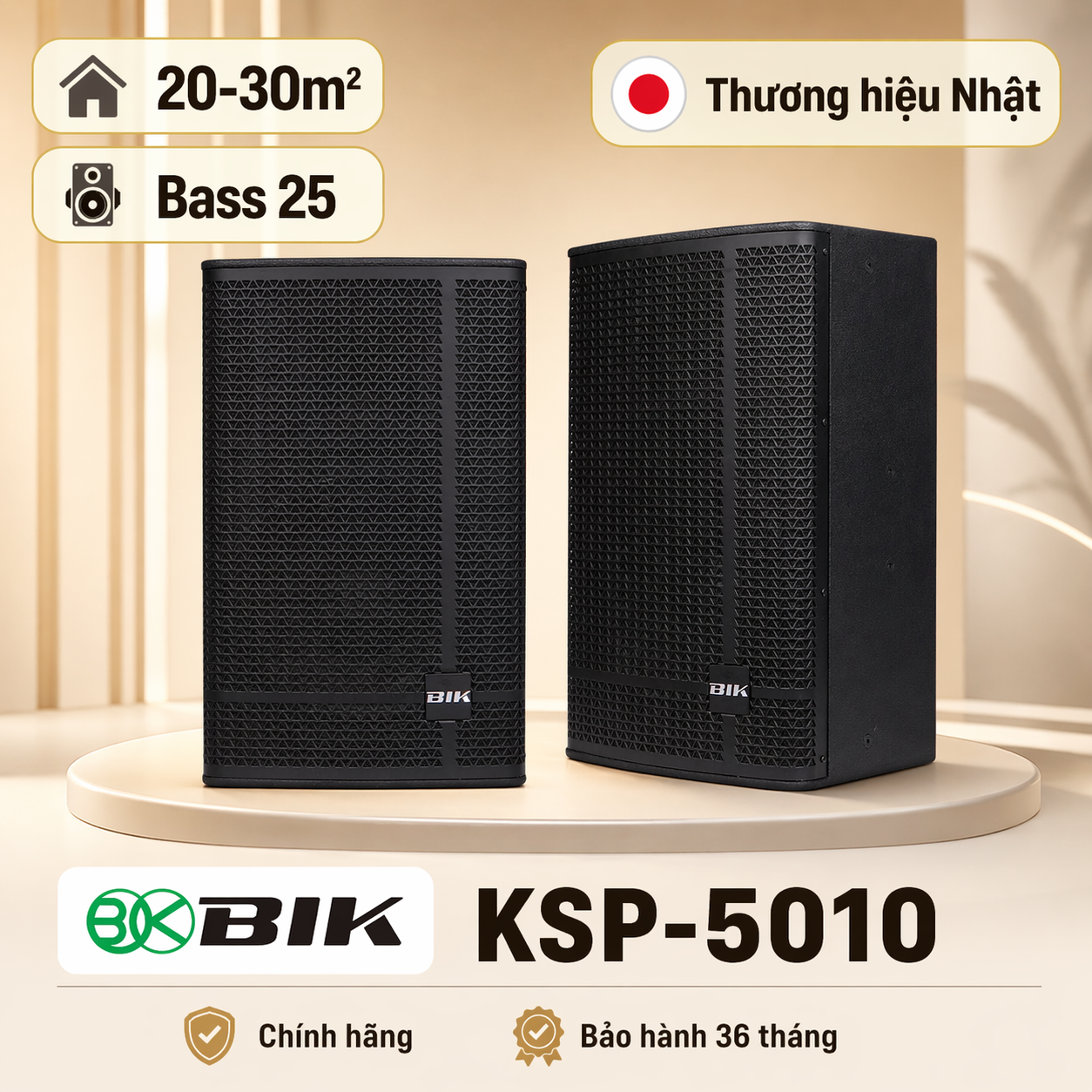 Loa karaoke BIK KSP-5010 (Full bass 25)