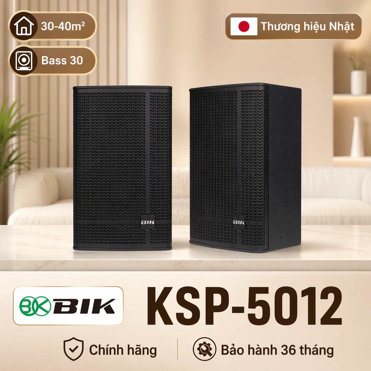 Loa karaoke BIK KSP-5012 (Full bass 30)