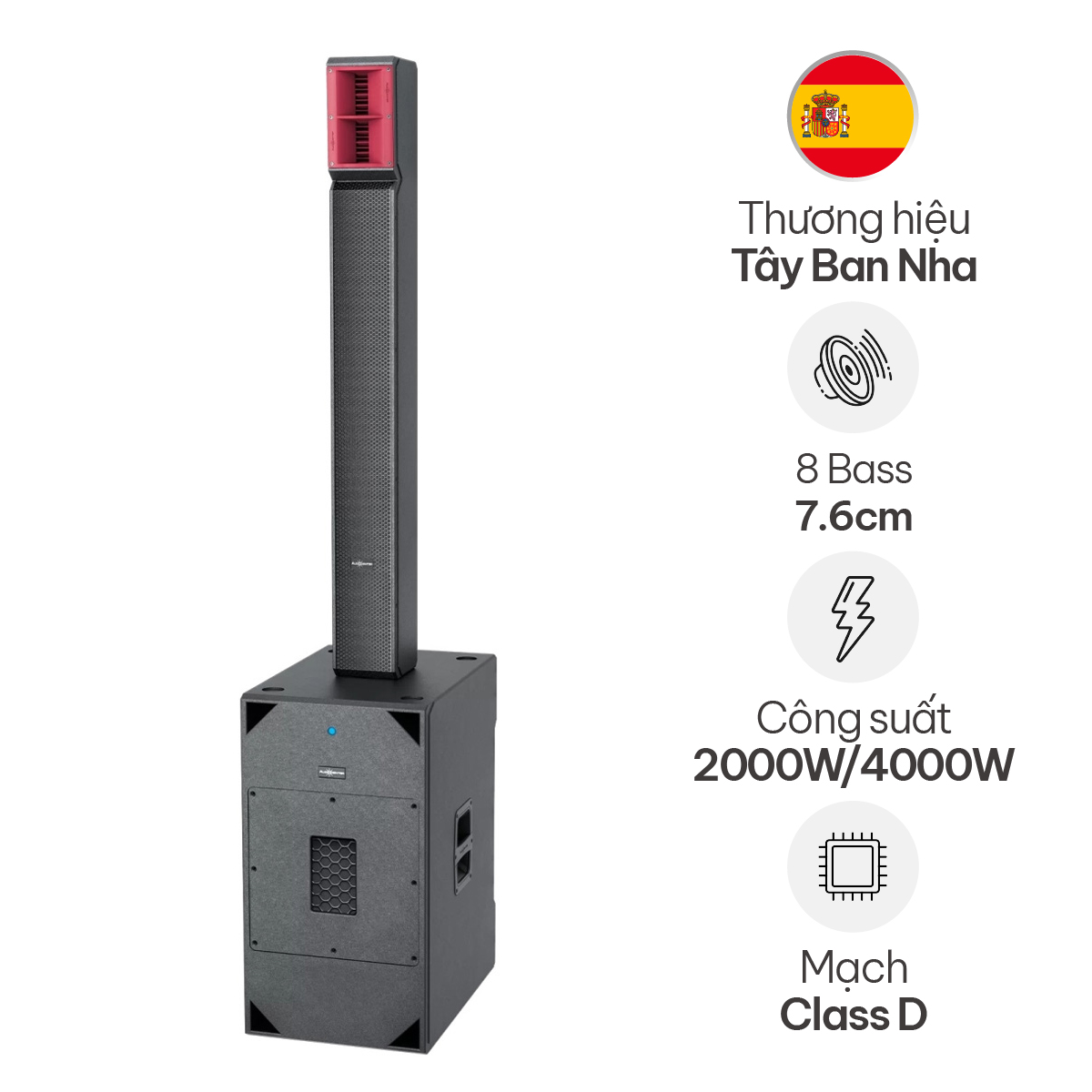 Loa cột Audiocenter L83 MK2 + L83S MK2