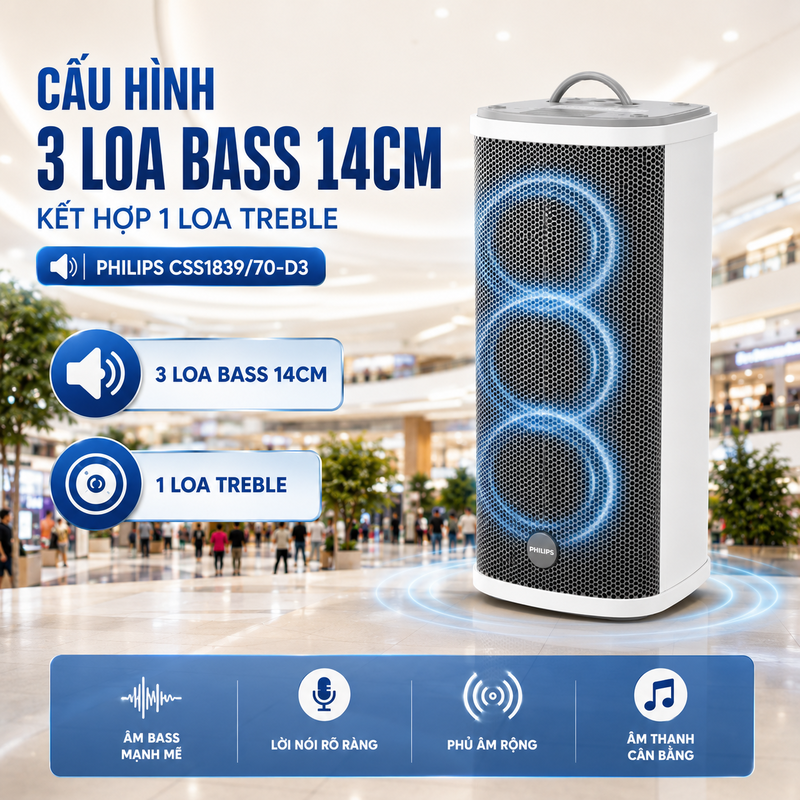 loa cột Philips CSS1839/70-D3
