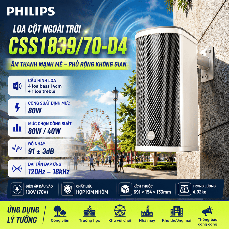 Loa cột Philips CSS1839/70-D4