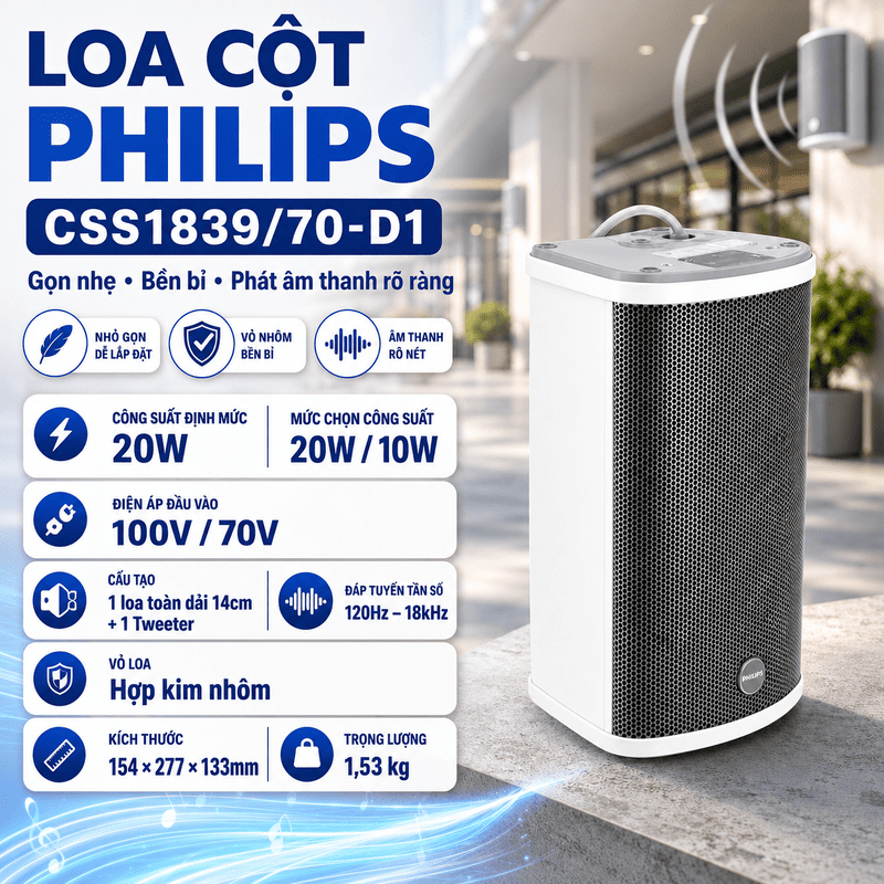 Loa cột Philips CSS1839/70-D1