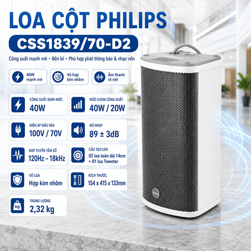Loa cột Philips CSS1839/70-D2