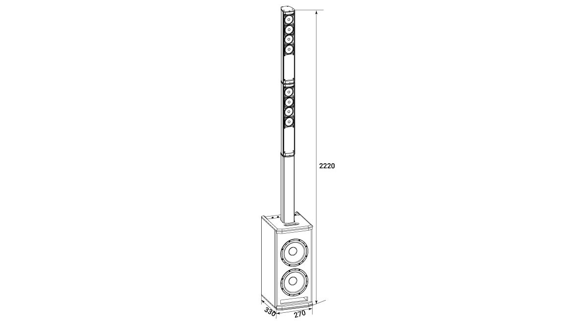 Loa cột Sumico Eurotech 2883