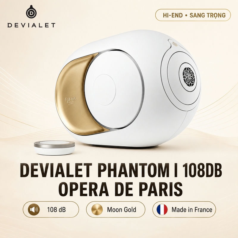 Loa Devialet Phantom Ultimate 108dB Opera de Paris