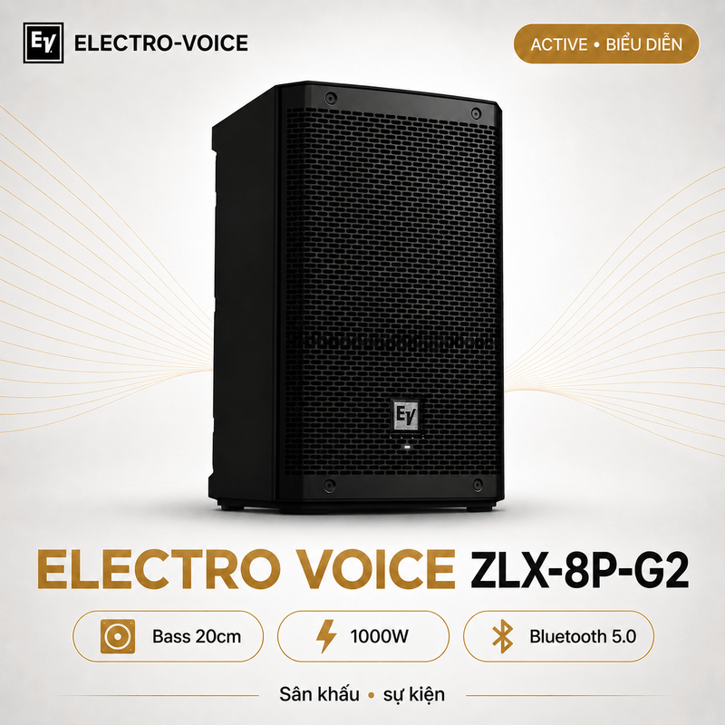 Loa Electro Voice ZLX-8P-G2 (Bass 20cm, 1000W)