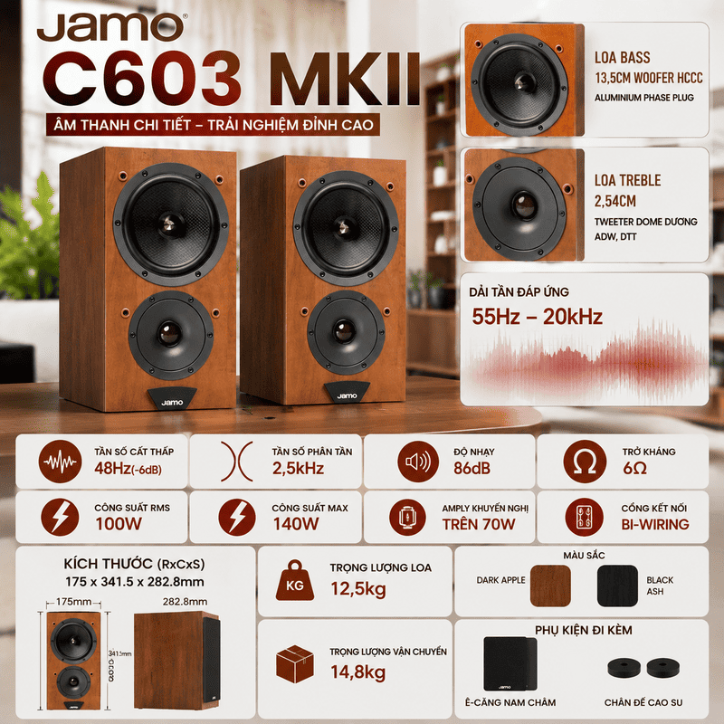 Loa Jamo C603 MKII