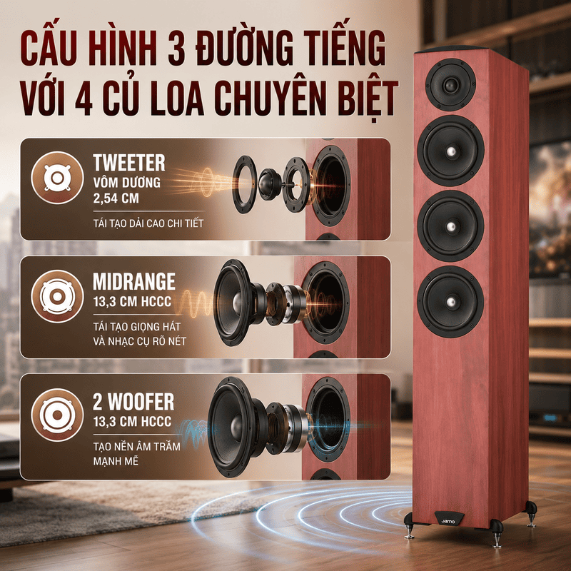 Loa Jamo C607 MKII