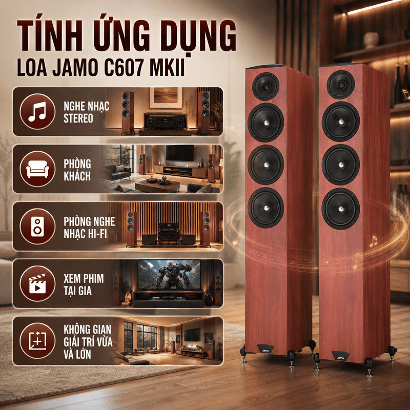 Loa Jamo C607 MKII
