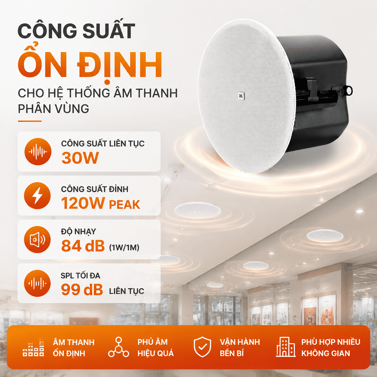 Loa JBL Control 412C/T