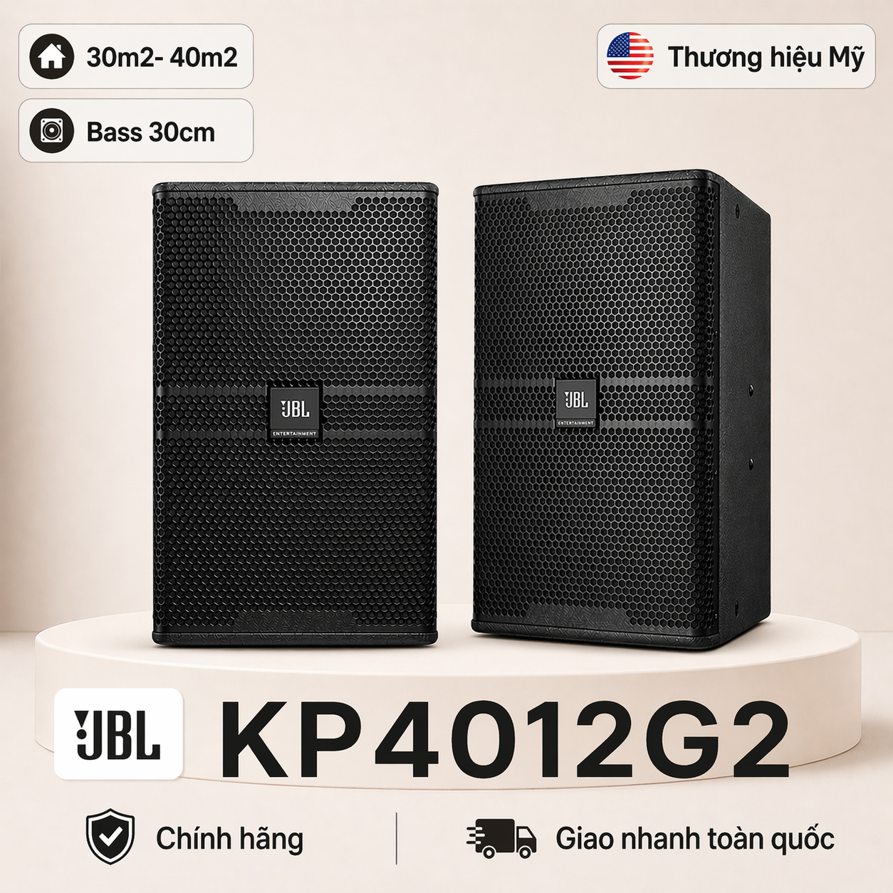 Loa JBL KP4012G2 (full bass 30- model mới)