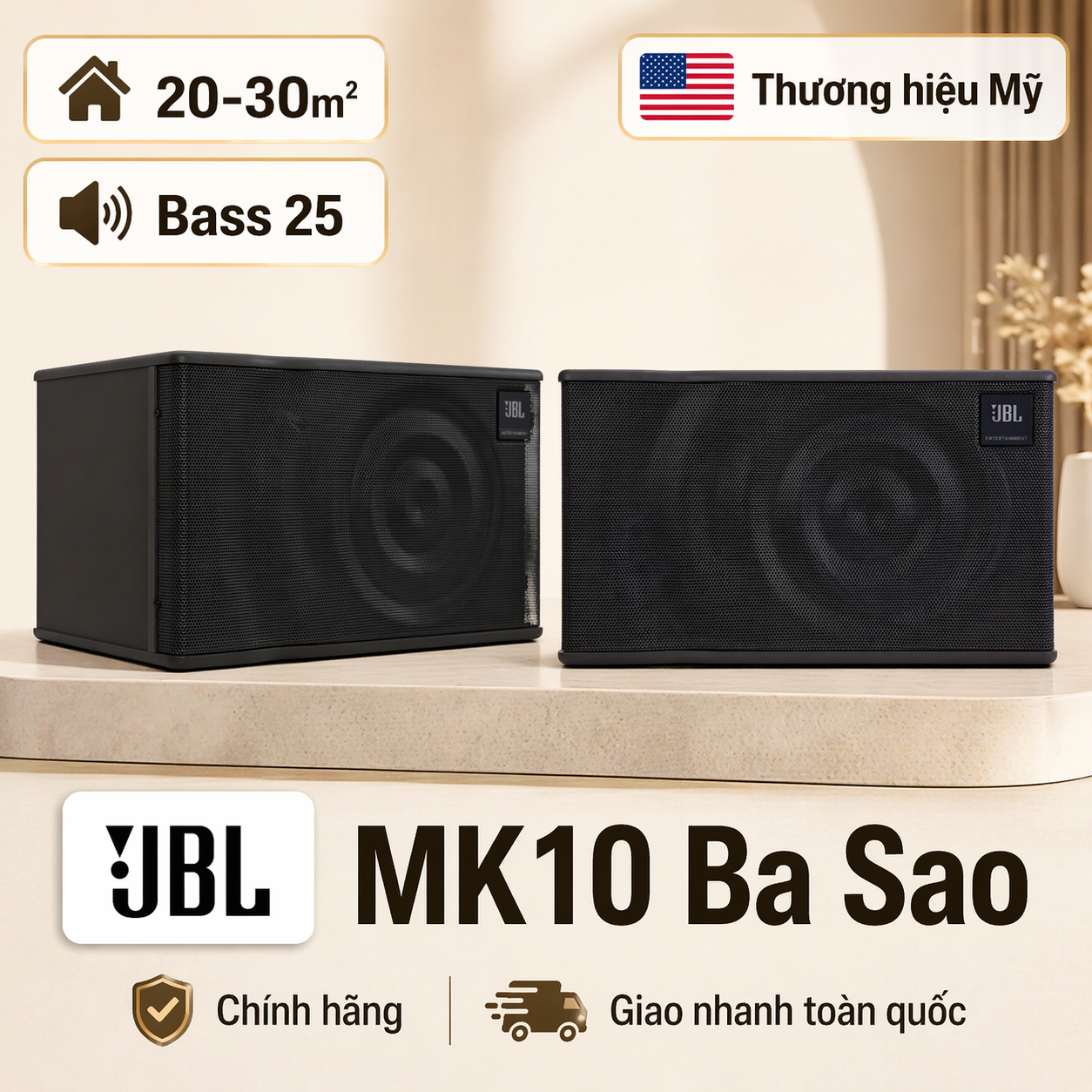 Loa JBL MK10 Ba Sao (bass 25cm)