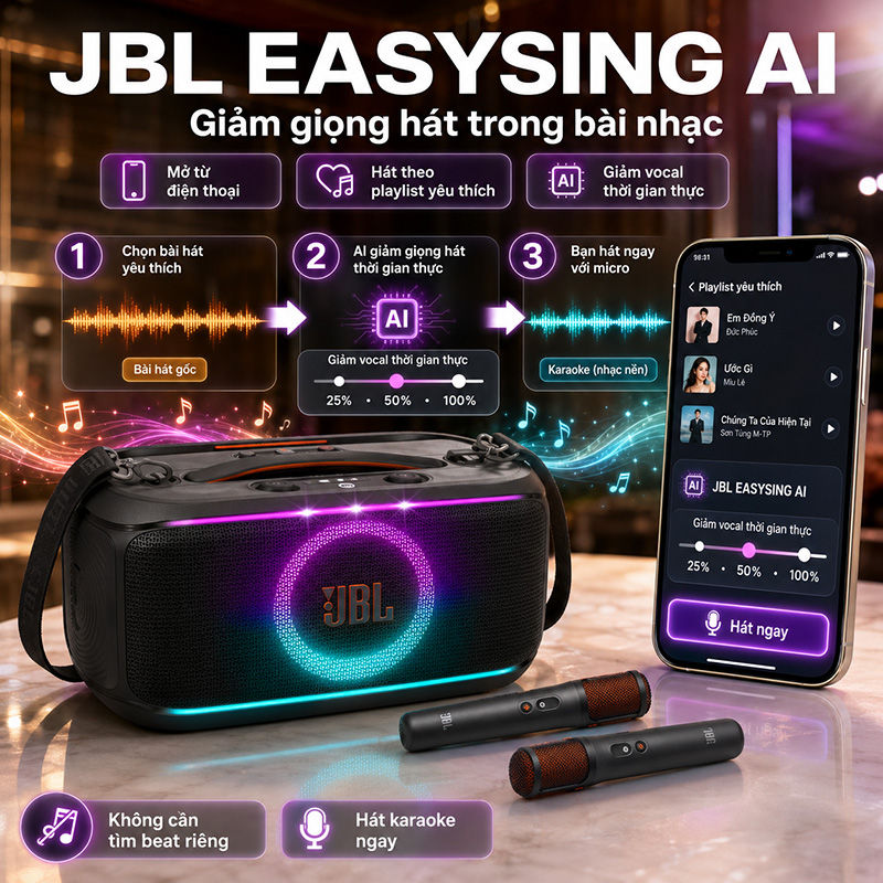 loa JBL PartyBox On The Go 2 Plus