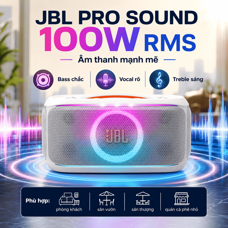 Loa JBL PartyBox On The Go 2 Plus