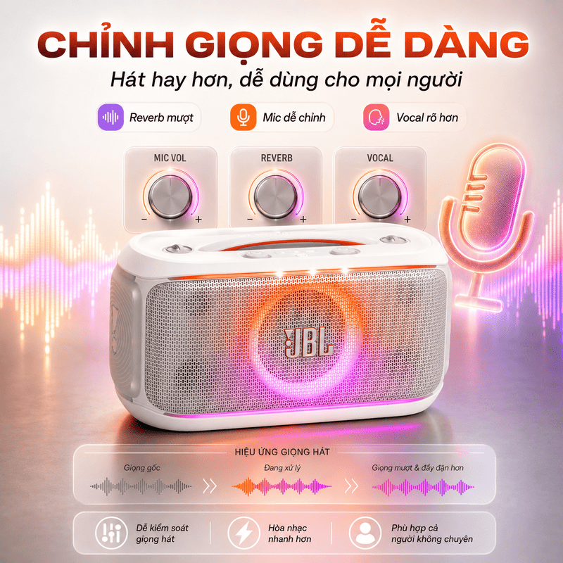 Loa JBL PartyBox On The Go 2 Plus