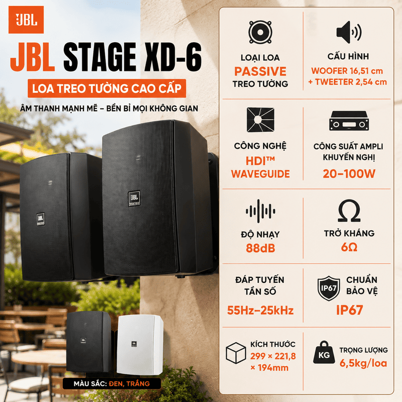 Loa JBL Stage XD-6