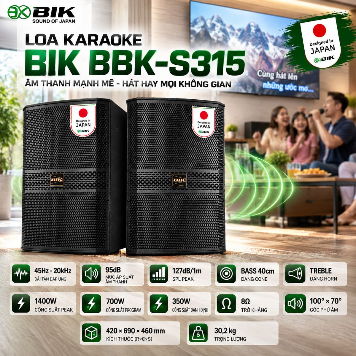 Loa karaoke BIK BBK-S315