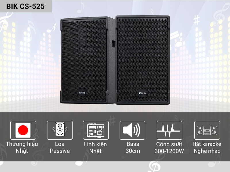 Loa karaoke BIK CS-525