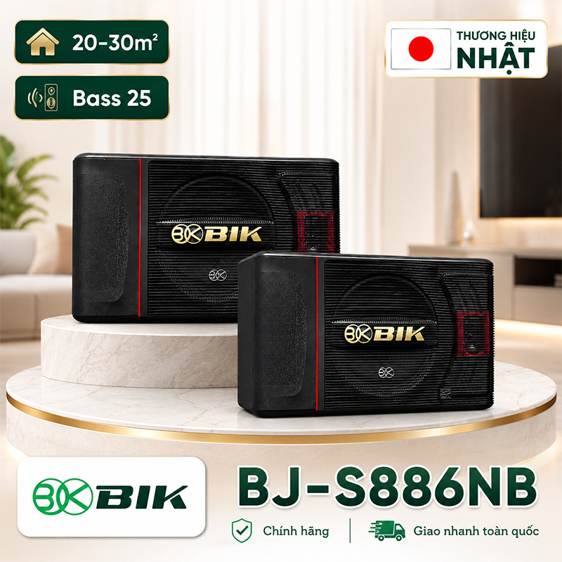 Loa karaoke Nhật BIK BJ-S886NB