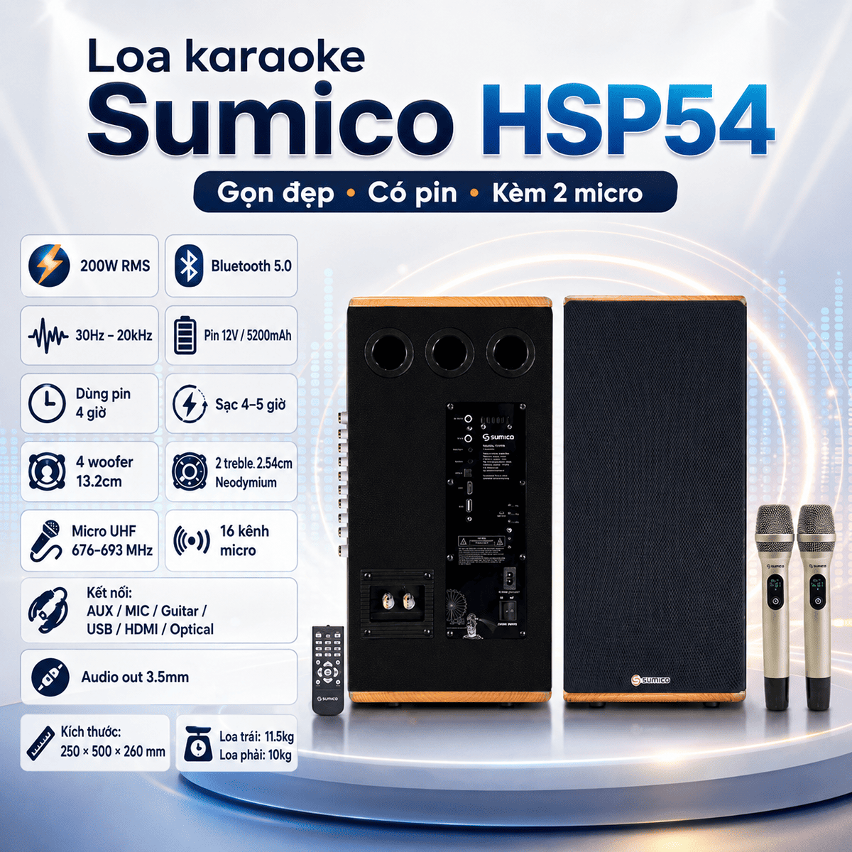Loa karaoke Sumico HSP54