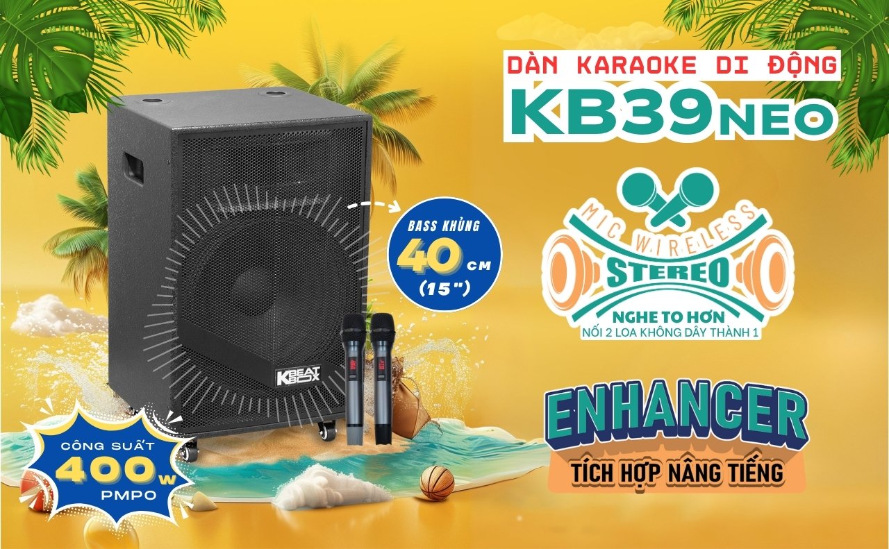 Loa k&eacute;o Acnos KB39neo
