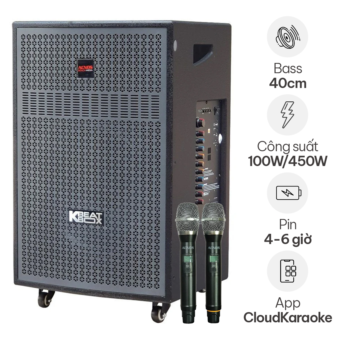 Loa Kéo Acnos CB405GD