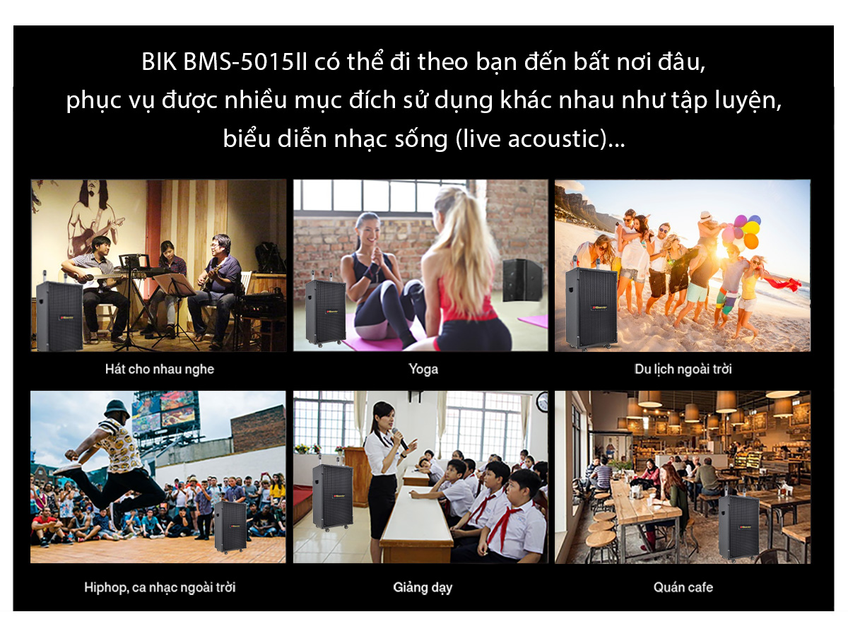 Loa k&eacute;o BIK BMS 5015II