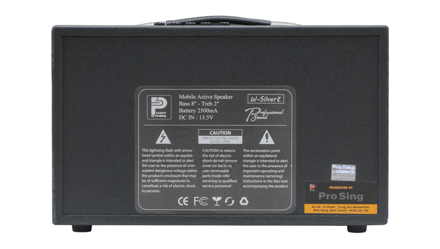 Loa kéo Prosing W8 Silver-E