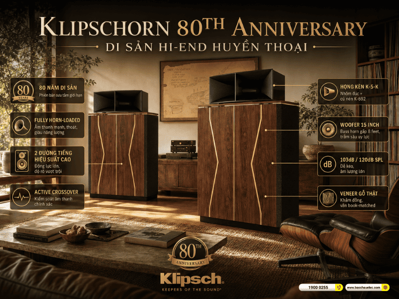 Loa Klipsch Klipschorn 80th Anniversary Limited Edition