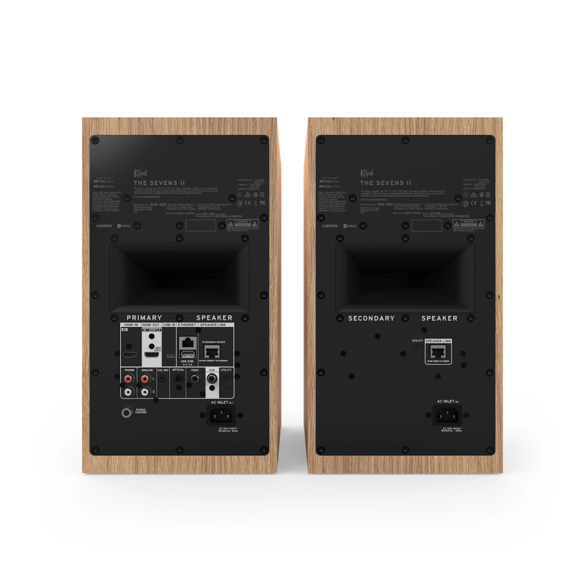 Loa Klipsch The Sevens II (Bookshelf, Active, Bluetooth 5.4) - Hình 2