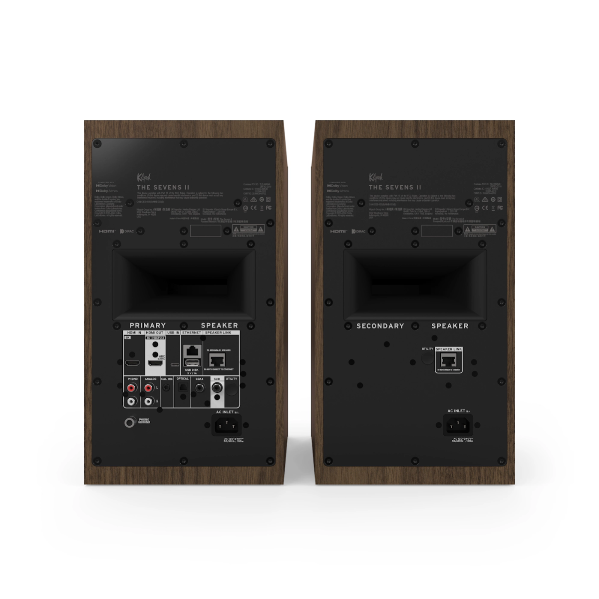 Loa Klipsch The Sevens II (Bookshelf, Active, Bluetooth 5.4) - Hình 1