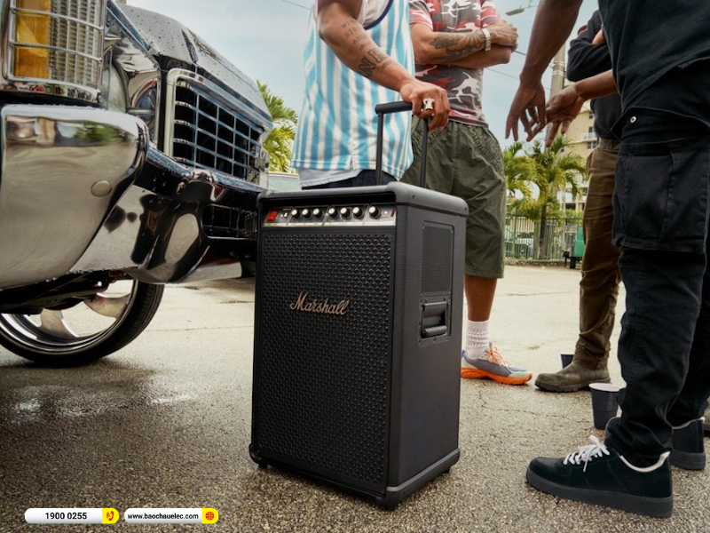 Marshall Bromley 750 - Loa Kéo Bluetooth Đầu Tiên Có Đèn LED Và Núm Chỉnh Âm Tích Hợp